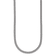 Rhodium Over Sterling Silver 4.5mm Popcorn Mesh 24 Inch Chain