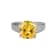 Yellow And White Cubic Zirconia Platinum Over Silver November Birthstone
Ring 7.10ctw