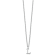 Rhodium Over Sterling Silver Cutout Letter L  Initial Necklace