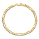 14K Yellow Gold 4.75mm Flat Figaro Chain Bracelet