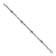 Rhodium Over 14k White Gold Amethyst Bracelet