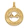 14k Yellow Gold Textured CHARLESTON Bridge Charm