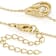 Diamond Simulant Solitaire Necklace In 18K Gold Over Sterling Silver