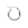 Sterling Silver Polished 1/2" Round Hoop Earrings