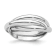 14K White Gold Polished Rolling Ring