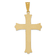 14k Yellow Gold and 14k White Gold Polished Satin Diamond-Cut Crucifix
Cross Pendant