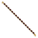 14k Yellow Gold Garnet Bracelet