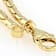 Cardano Link Bracelet In 18K Gold Over Bronze