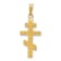14K Yellow Gold Eastern Orthodox Cross Charm