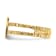 14K Yellow Gold Cross Toe Ring