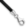 Black Leather 16 inch 3mm Necklace