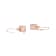 White Cubic Zirconia 18K Rose Gold Over Sterling Silver Leverback
Earrings 10.21ctw