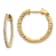 14K Yellow Gold Oro Spotlight Lab Grown Diamond SI+, H+, In and Out
Hinged Hoop Earrings