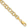 14k Yellow Gold 6mm Double Link Charm Bracelet