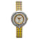 Croton Ilaria Two-Tone Floating Crystal Watch with White Mother Of Pearl Dial