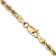 14k Yellow Gold 3.35mm Solid Diamond-Cut Quadruple Rope 22 Inch Chain