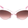 Kate Spade JUNI Violet Cat Eye Frame / Brown Lenses Sunglasses