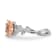 14K Two-tone White and Rose Gold Diamond Fashion Band