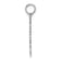 Rhodium Over 14k White Gold Double Palm Trees Pendant