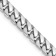Rhodium Over 14k White Gold 4.3mm Solid Miami Cuban 18 Inch Chain