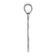 Rhodium Over 14k White Gold 3D Polished Anchor Pendant