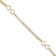 14K Yellow Gold Polished Infinity Symbol 9-inch Plus 1-inch Extension Anklet