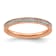 14K Rose Gold Over Sterling Silver Stackable Expressions and Diamonds
Ring 0.195ctw