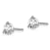 Certified White Lab-Grown Diamond G-H SI 14k White Gold Martini Stud
Earrings 1.00ctw