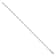 Sterling Silver 2.75mm Elongated Open Link Chain Bracelet