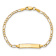 10k Yellow Gold Children's Figaro Link ID Bracelet