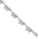 Sterling Silver Polished Elephant Link Bracelet
