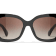 Chanel Black Frame with Large "CC" Gold Logo / Brown Polarized
Lens Sunglasses