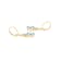 Lab Created Blue Spinel 18k Yellow Gold Over Sterling Silver March
Birthstone Earrings 3.58ctw