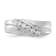 Rhodium Over 14K White Gold Lab Grown Diamond SI1/SI2, G H I, Men's Ring