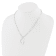 Rhodium Over Sterling Silver 3-5.5mm Freshwater Cultured Pearl LETTER G
18-inch Necklace