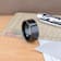 MORPHEUS Flat Black Tungsten Ring 8mm