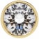 White Cubic Zirconia 14k Yellow Gold Studs With Velvet Gift Box 2.00ctw