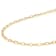 20 Inch Sun Link Chain Necklace in Solid 14K Yellow Gold