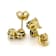Multi-Shape Colors Topaz Stud Earrings In 18K Gold Over Sterling Silver 2.04ctw