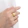 Square Cushion Lab Created Yellow Sapphire 18K Yellow Gold Over Sterling
Silver Ring 2.90ctw