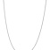 Rhodium Over 14k White Gold .7mm Solid Box 30 Inch Chain