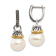 Sterling Silver Antiqued with 14K Accent 10mm Freshwater Cultured Pearl
Dangle Earrings