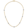18K Yellow Gold 1.5mm Diamond Stations 18 Inch Necklace