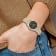 Mens Charles Hubert Two-tone Stainless Steel Black Dial Watch