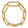 18K Yellow Gold Fancy Oval Link 8 inch Bracelet