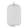 Rhodium Over Sterling Silver Dog Tag Disc Charm