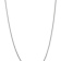 Rhodium Over 14k White Gold 1.3mm Solid Franco Chain