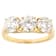 Lab-Grown Diamond Three-Stone Ring In 14K Gold 5.00ctw