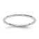 Rhodium Over 10K White Gold 1.2mm Half Round Stackable Expressions Band
