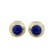 Blue Kyanite 14K Yellow gold Earrings 1.00ctw